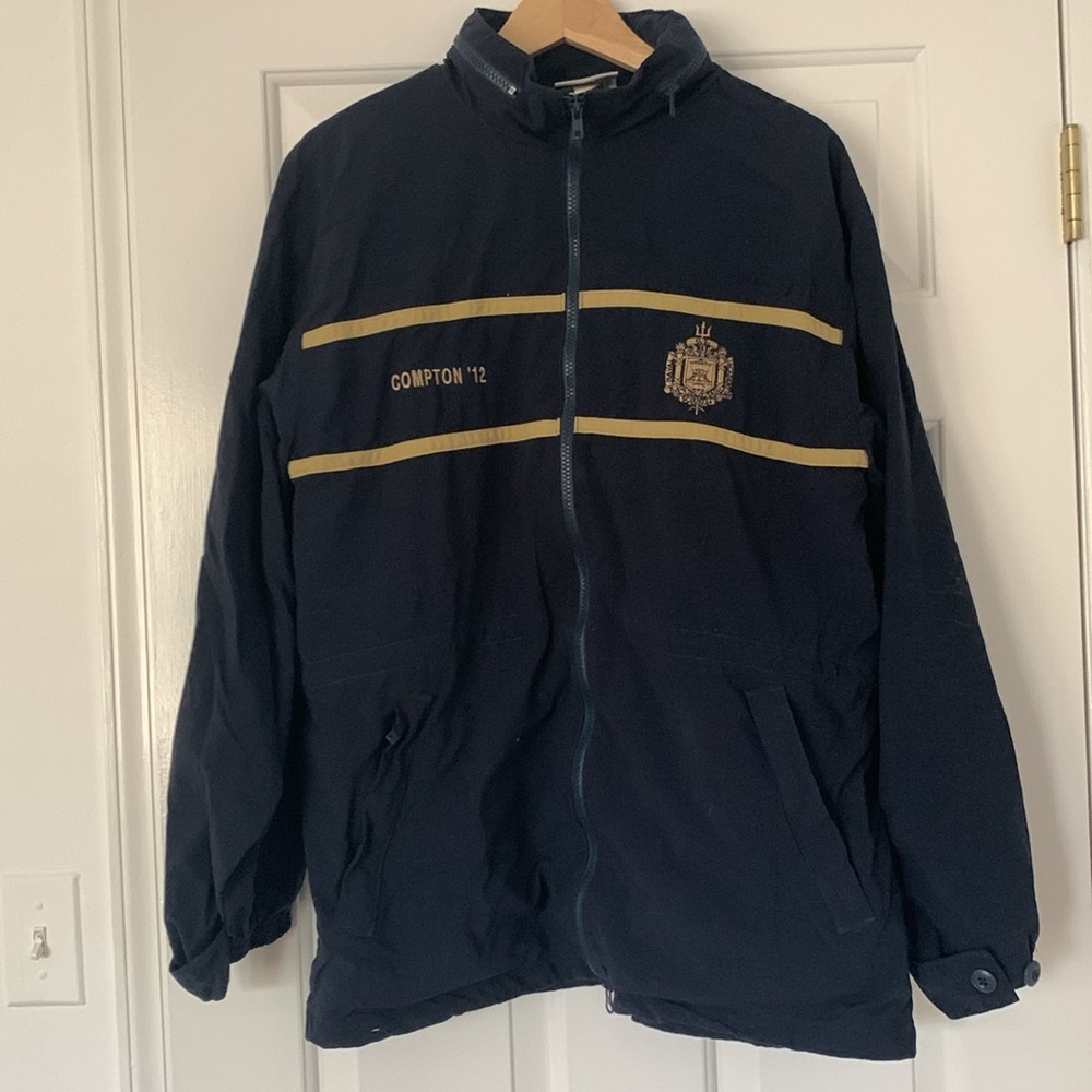(2) US Naval Academy windbreaker Jackets - Size Medium (Compton ‘12)